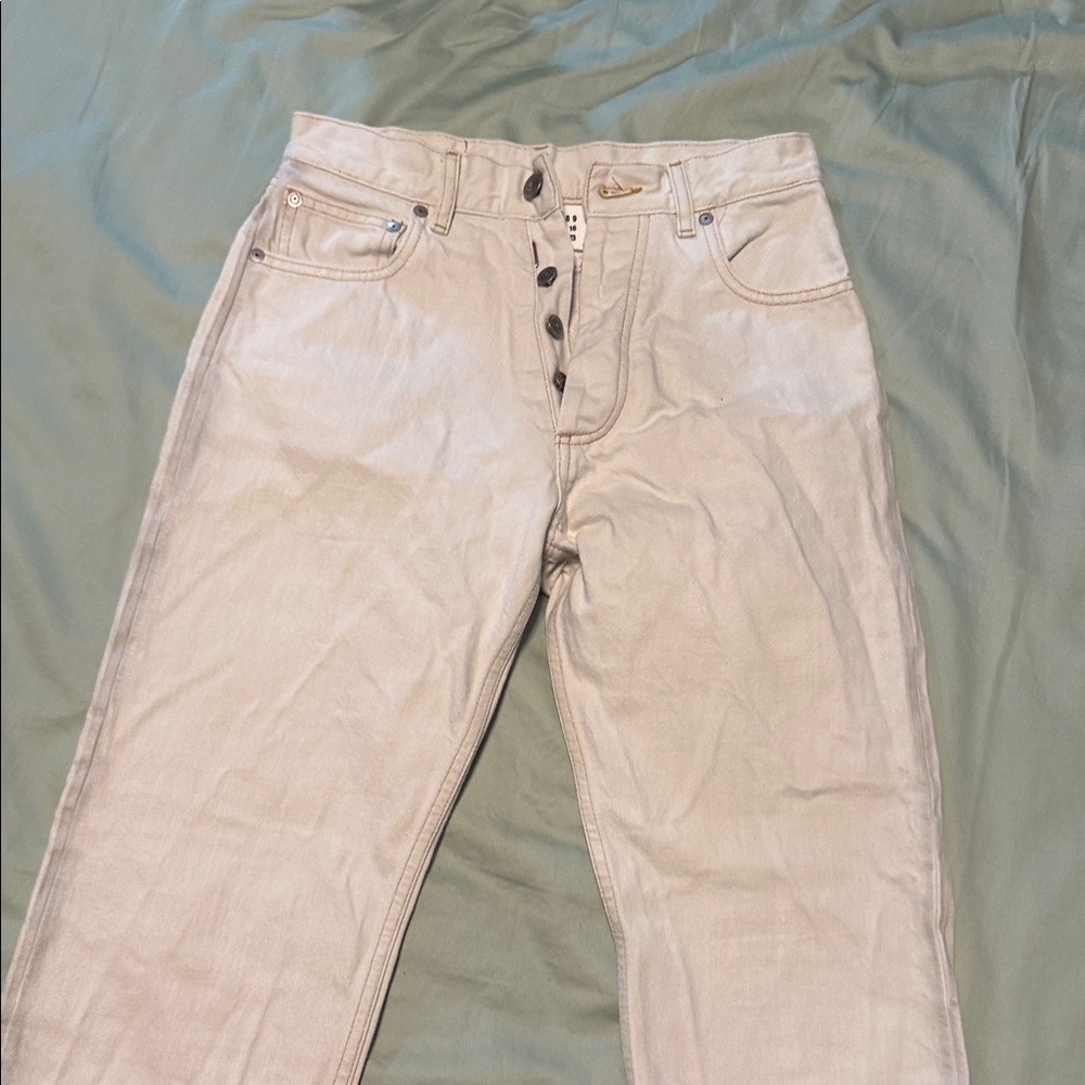 Women’s cream jeans